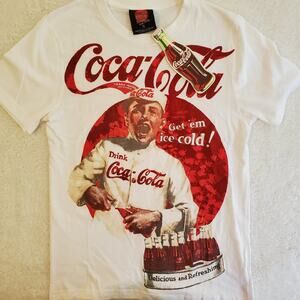 NWT Coca-Cola White Short Sleeve T-Shirt